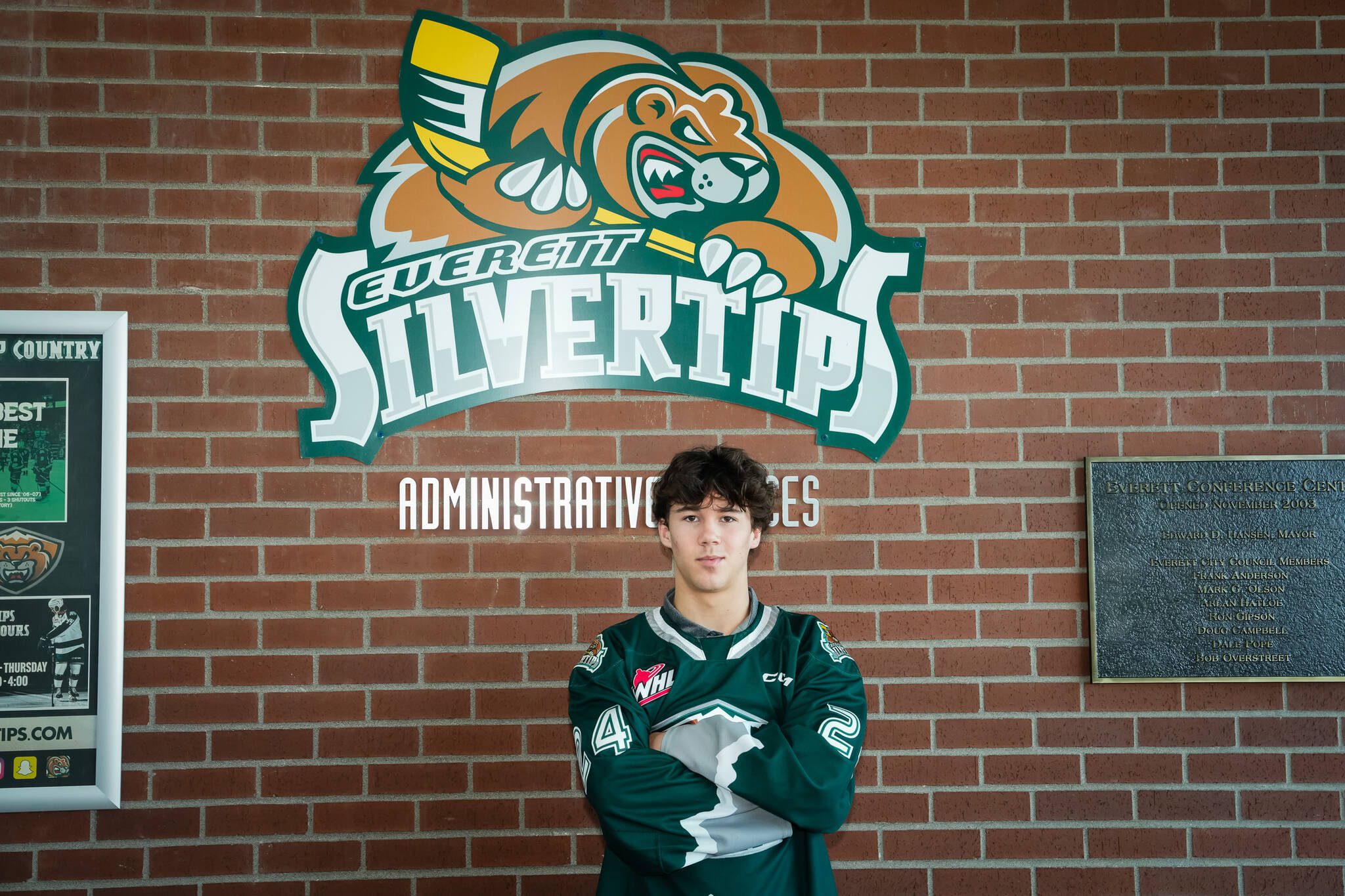 The Everett Silvertips remain confident in signing defenseman Landon DuPont, the first-overall selection in this year’s WHL prospects draft, who’s considered a generational talent. (Photo courtesy of Chris Mast)